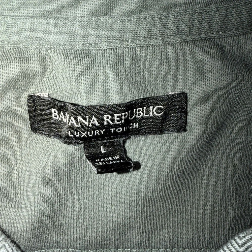Banana Republic Luxury Touch Polo Men's Size Large Gray Shirt